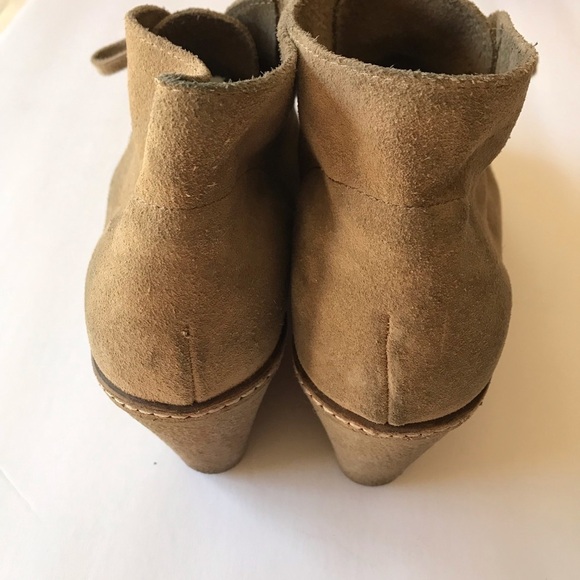J. Crew MacAlister Suede Wedge Booties Size 9 - Picture 7 of 10